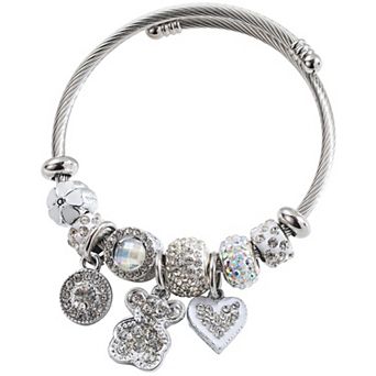 Stainless Charm Bracelet