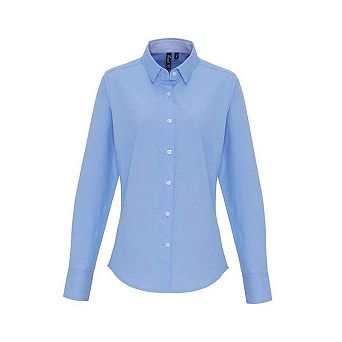 Premier Womens/Ladies Oxford Long-Sleeved Formal Shirt