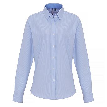 Premier Womens/Ladies Cotton Rich Oxford Blouse