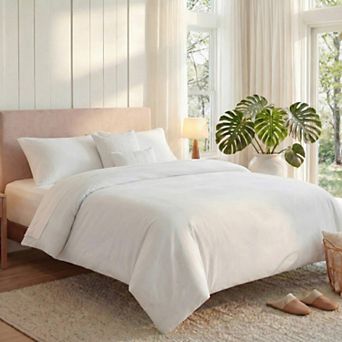 5 pc 100% Cotton Duvet Cover Set with Cushions