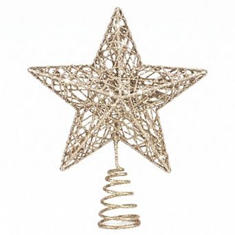 Shimmering Astral Crest Luxury Spring Tree Accent Decoration for Holiday Celebrations 7.9 Inches