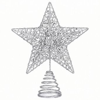 Shimmering Astral Crest Luxury Spring Tree Accent Decoration for Holiday Celebrations 7.9 Inches