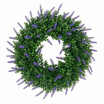 Artificial Spring Summer Greenery Hanging Wreath For Home Wedding Wall Window Decor
