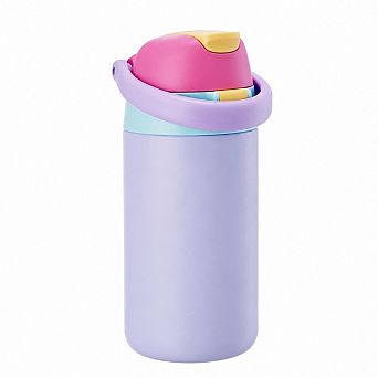 Stainless Steel Insulated Water Bottle 2 in 1 Lid Leak Proof For School Sport Travel