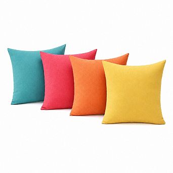 Waterproof Linen Outdoor Throw Pillow Covers 4 Pack Farmhouse Patio Decor