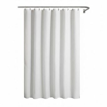 Waffle Weave Shower Curtain Hotel Luxury Fabric Water Repellent Machine Washable
