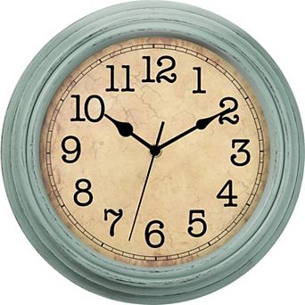 Silent Non Ticking Wall Clock Easy to Read Vintage Decor for Home Kitchen Office