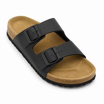 Men's Leather Comfort Slides