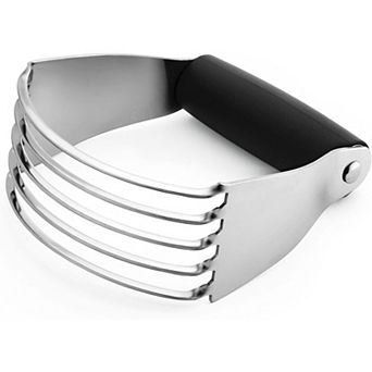 Dough Blender, Top Professional Pastry Cutter with Heavy Duty Stainless Steel Blades, Medium Size