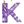 Purple Letter K