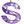 Purple Letter S