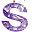 Purple Letter S