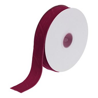 Velvet Ribbon 1 Inch x 10 Yard Single Face Spool Silky for DIY Crafts Gift Wrapping