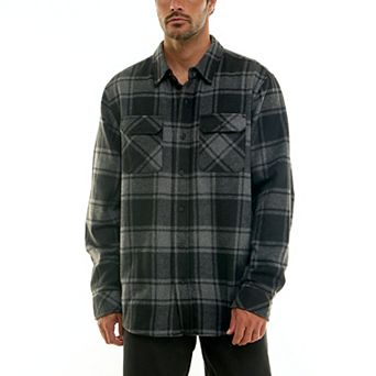 Men's Hallstatt Long Sleeve 2-Pocket Wool-Blend Flannel Shirt