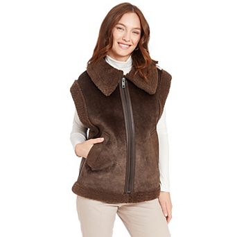 Women's Fleet Street Faux Shearling Vest
