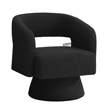 Swivel Barrel Accent Chair Oversized