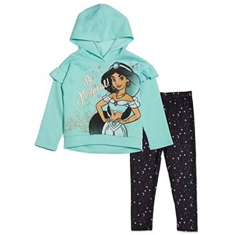 Disney Princess 2 pc Fleece Hoodie and Leggings Set