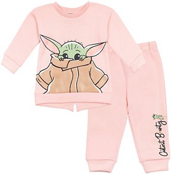 Star Wars The Mandalorian Grogu Fleece Sweatshirt and Pants Set