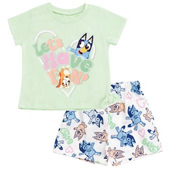 Bluey 2 pc T-Shirt and Shorts Set