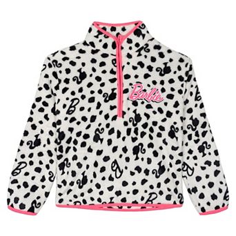 Barbie Half-Zip Fleece Pullover Sweatshirt