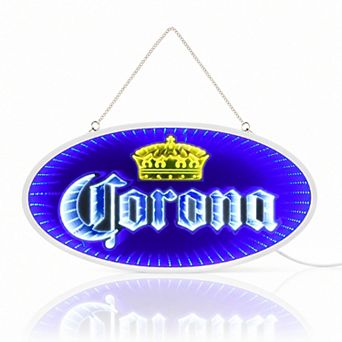 American Art Décor Corona Beer 3D LED Infinity Mirror Wall Decor