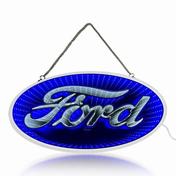 American Art Décor Ford Built Tough LED 3D Tunnel Lighting Effect Wall Decor