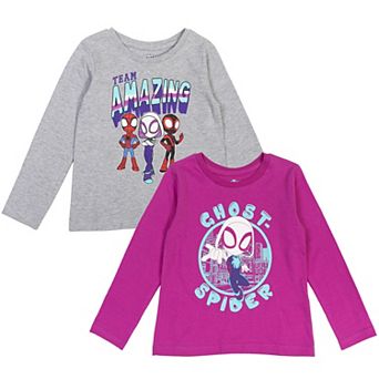Marvel Spidey and His Amazing Friends 2-Pack Long Sleeve T-Shirts