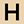 Golden Letter H