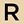 Golden Letter R