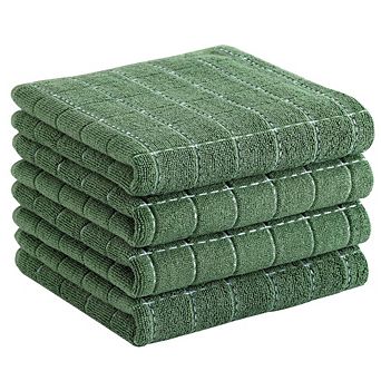 Checkered Terry Cotton Absorbent Kitchen Towels