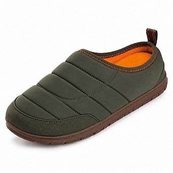 Men's Two-Tone Memory Foam Slippers