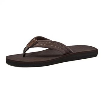 Men's Suede Arch Support Flip-Flops