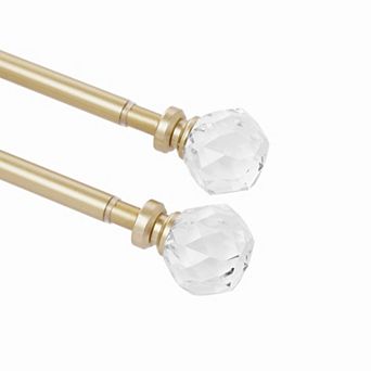 Juicy Couture 2 pc Curtain Rod Set