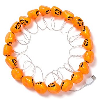 Decor Pumpkin Lights for Indoor and Outdoor Festive Decoration 9.8FT 20 Bulbs