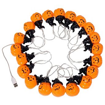 Decor Black Hat Lights for Indoor and Outdoor Festive Decoration 9.8FT 20 Bulbs