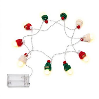 Creative Xmas Tree Lights, Indoor Whimsical Festive Holiday Lamps 6.6FT 10 Bulbs