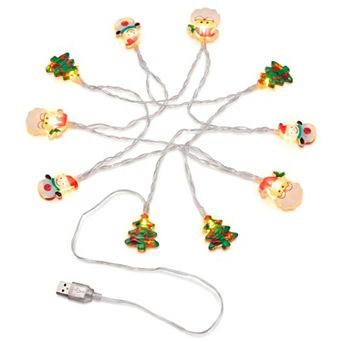 Durable and Whimsical Decor Lights for Indoor Holiday Decor 6.6FT 10 Bulbs