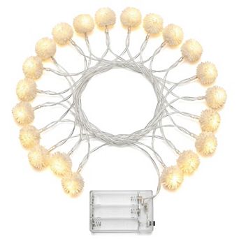 Exclusive Pom Pom Decor Lights, Cozy Modern Fairy Lamps 14.8FT 30 Bulbs