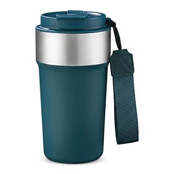 17 oz Stainless Steel Insulated Water Bottle with Lid Straw Tumbler
