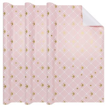 Crown Patterned Gift Wrapping Paper