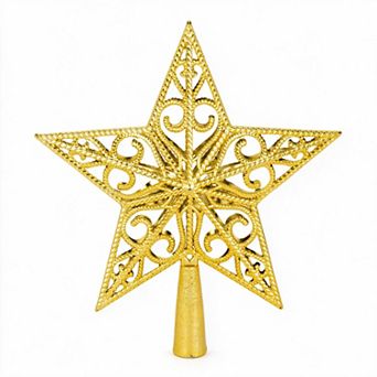 Openwork Galactic Star, Luxury Configurable Concealed Tree Crest 7.9 Inches