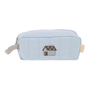 3.15" 1 pc Blue House Style Drawstring Storage Bag, Blue
