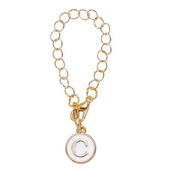 Personalized Letter Charm for Tumbler Cup, Initial Handle Accessory in Round Shape