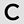 White Letter C