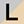 White Black Letter L