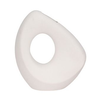 Modern Cut-Out Ceramic Table Vase - Decorative Flower Vase