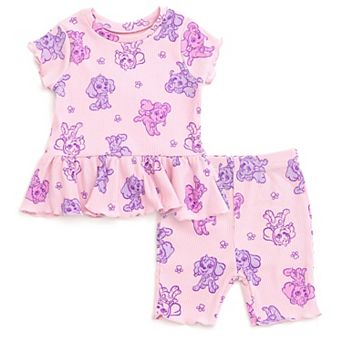 Paw Patrol Skye 2 pc Tee and Bike Shorts Set