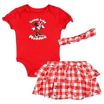 Disney's Minnie Mouse Bodysuit and Skirt Set