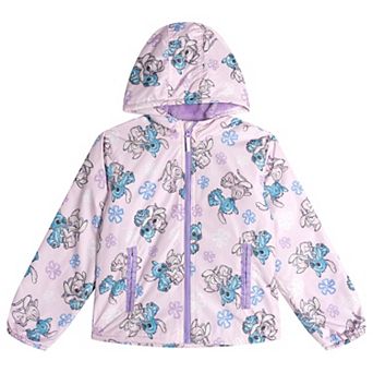 Disney's Lilo & Stitch Hooded Zip-Up Rain Jacket