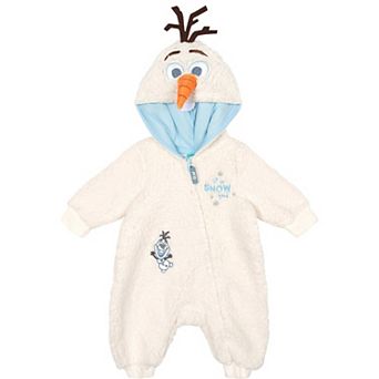 Disney's Frozen Olaf Cosplay Fleece Hooded Jumpsuit